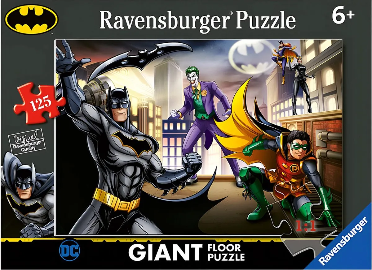 Ravensburger Reuze Batman Puzzel 125 Stuks - Veelkleurig - afbeelding 3 van 4