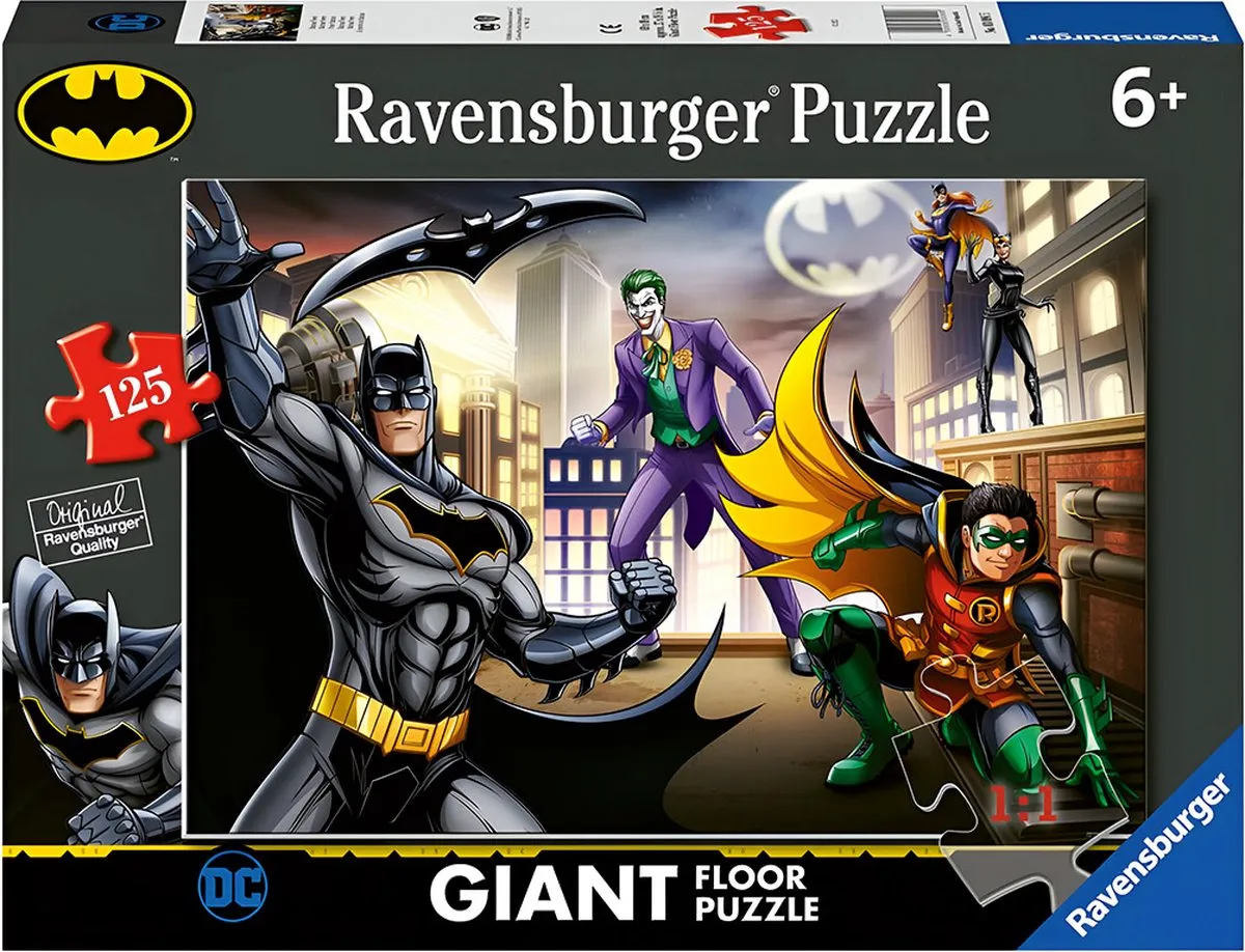 Ravensburger Reuze Batman Puzzel 125 Stuks - Veelkleurig - afbeelding 2 van 4
