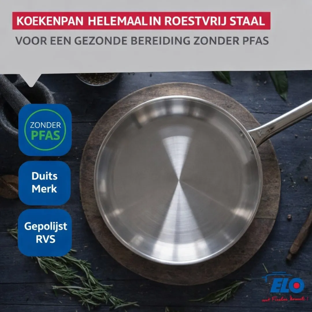 Fackelmann Elo Profi Keukengerei Set 7-delig - Inductie - Roestvrij staal