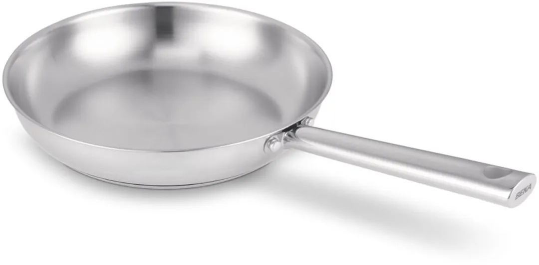 Beka Cicla Pan - koekenpan Ø 20cm - Gerecycleerd RVS - PFAS-vrij - Geschikt voor inductie & vaatwasser