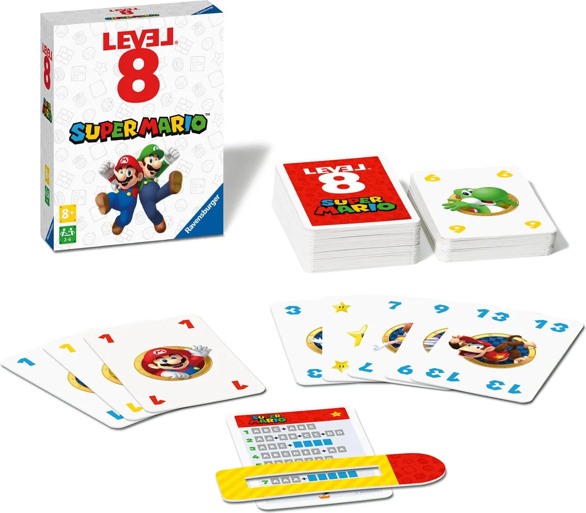 Ravensburger Super Mario Level 8 Kaartspel - 2-6 Spelers