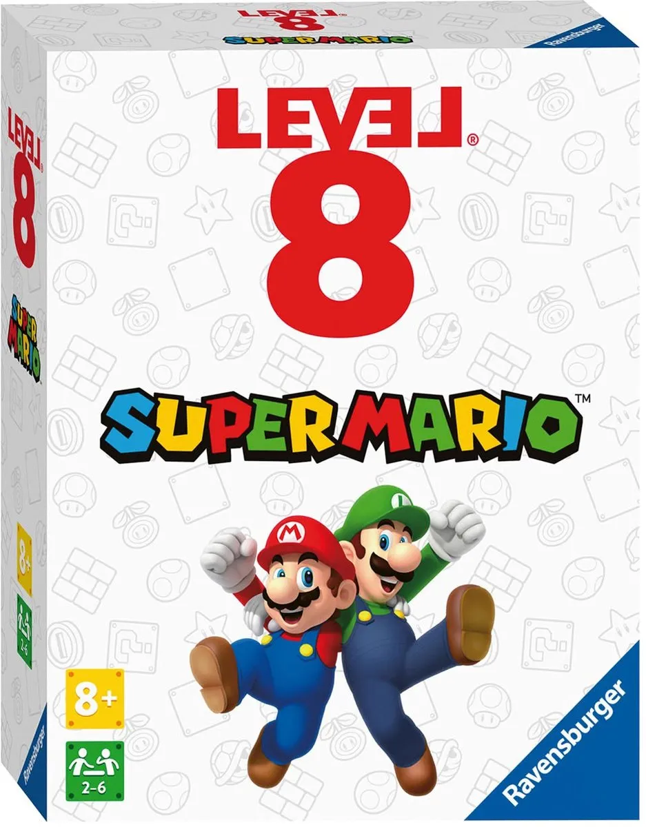 Ravensburger Super Mario Level 8 Kaartspel - 2-6 Spelers