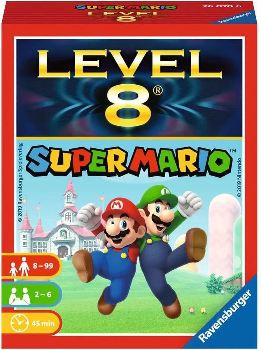 Ravensburger Super Mario Level 8 Kaartspel - 2-6 Spelers