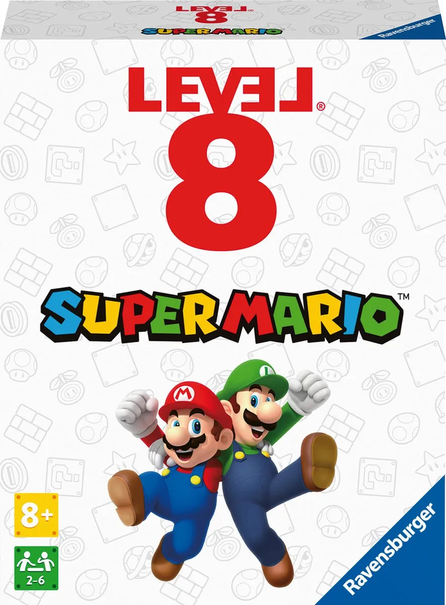 Ravensburger Super Mario Level 8 Kaartspel - 2-6 Spelers