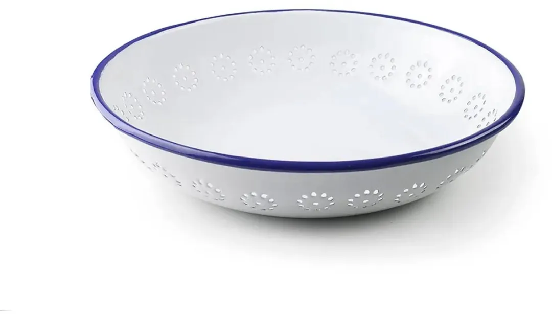 Ibili Vintage Blanca Fruitschaal 26cm - Transparant/Wit