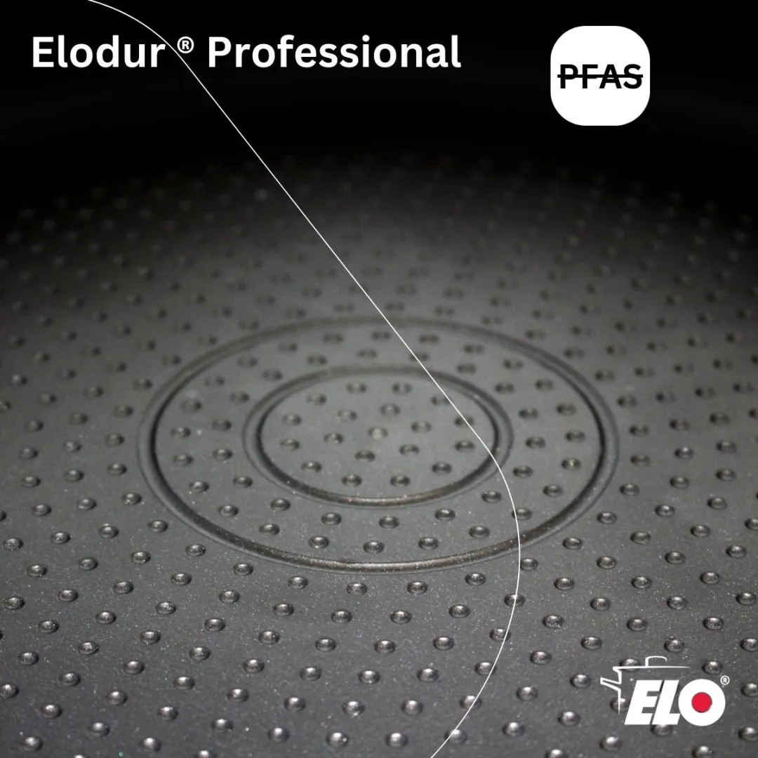 Fackelmann Elo Wok 24cm Anti-aanbak Zwart - ELODUR Select - afbeelding 6 van 6