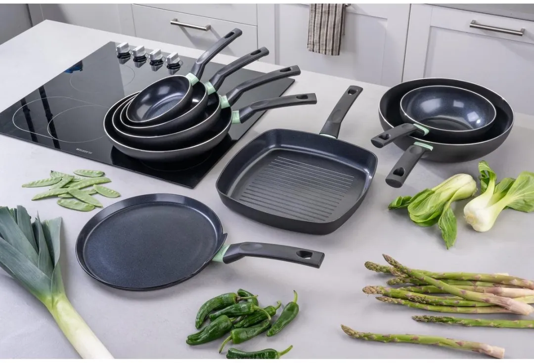 Fackelmann 9399650 Chandeleur met Crêpière 26cm - Zwart/Groen