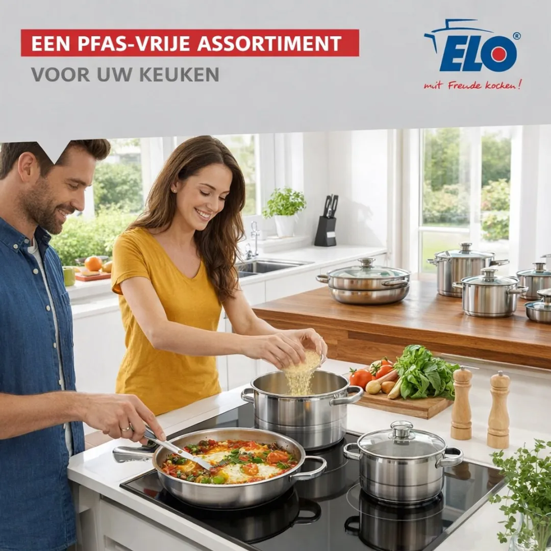 Fackelmann Elo Profi Brillant Keukengerei Set 2-delig - 24cm & 16cm - Roestvrij staal