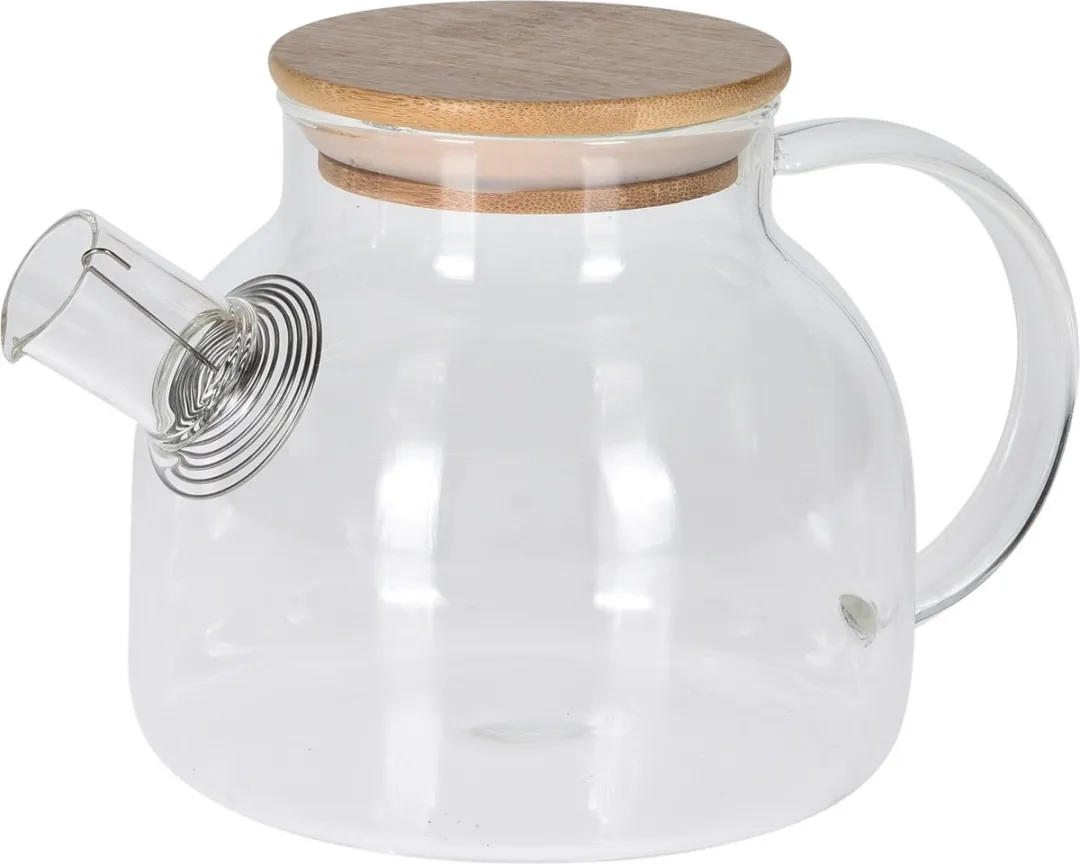 Excellent Houseware Glazen Theepot 800ml