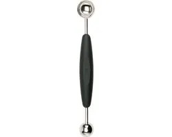 OXO Meloenschep 39781 - Dubbelzijdig - Zwart