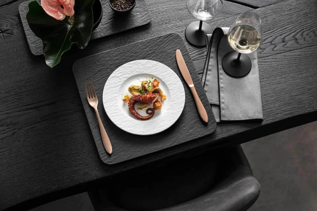Villeroy & Boch Manufacture Rock Frühstücksteller - 22cm - 6 Stuks