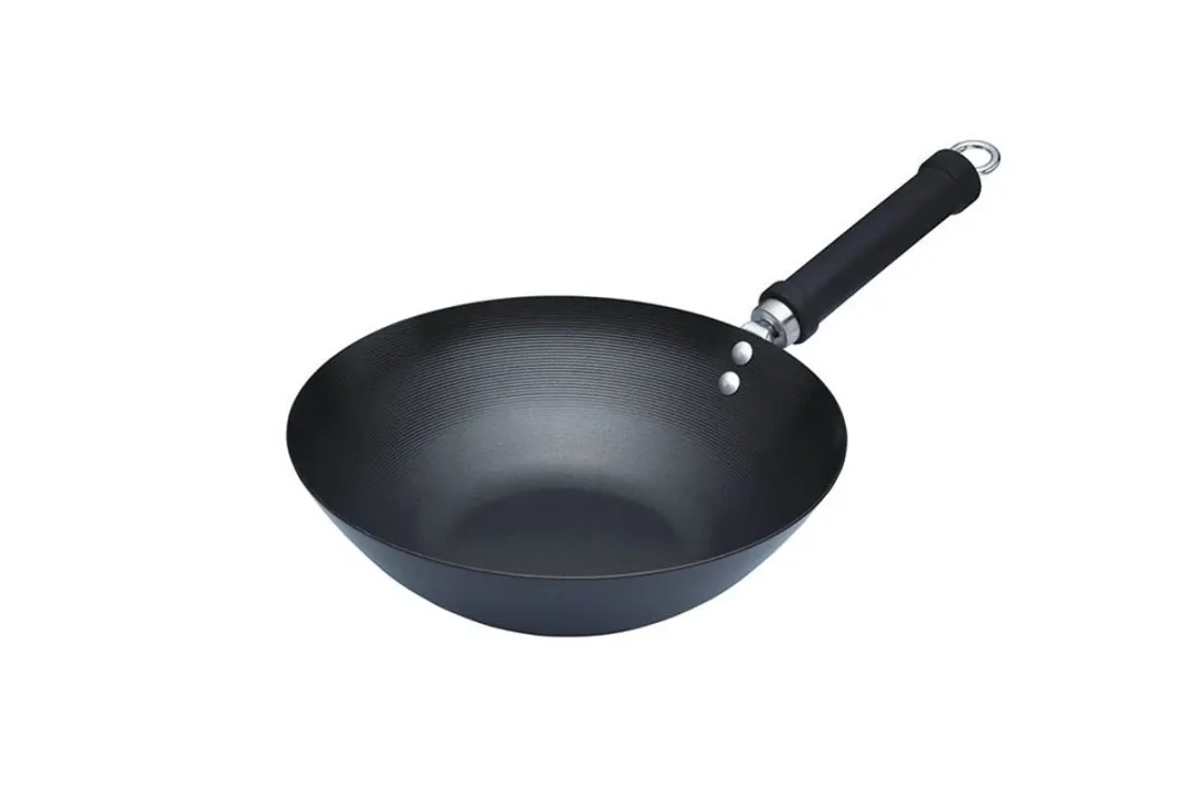 KitchenCraft Oriental Wokpan 26.5cm Carbonstaal - MIXED