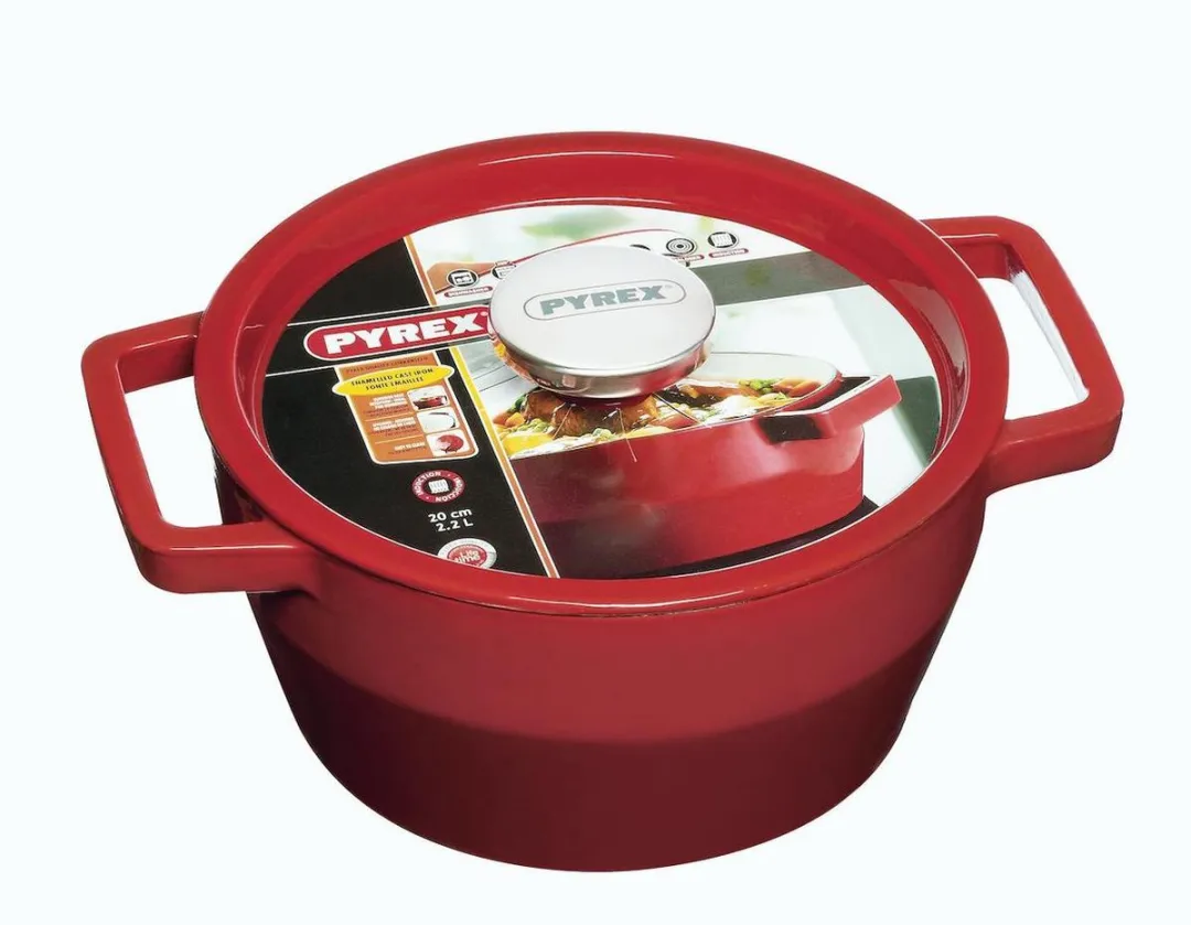 Pyrex Slowcook Braadpan 20cm - Rood - afbeelding 6 van 6