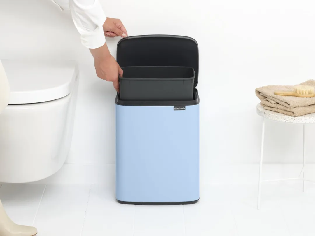 Brabantia Bo Prullenbak 12L - Dreamy Blue
