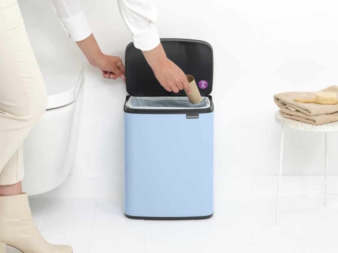 Brabantia Bo Prullenbak 12L - Dreamy Blue