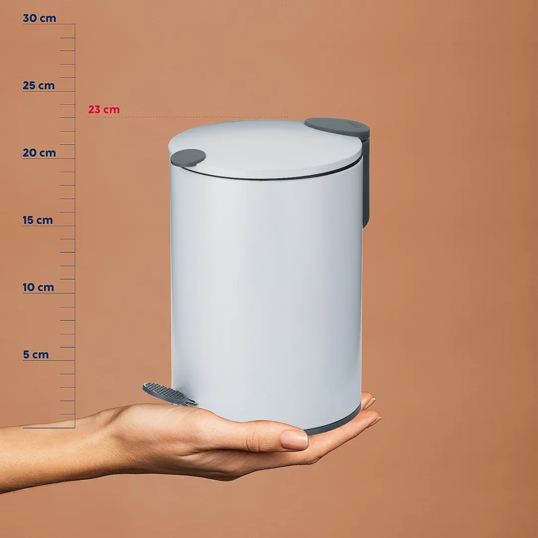 Kela Pedaal Afvalemmer 3L - Mat Wit