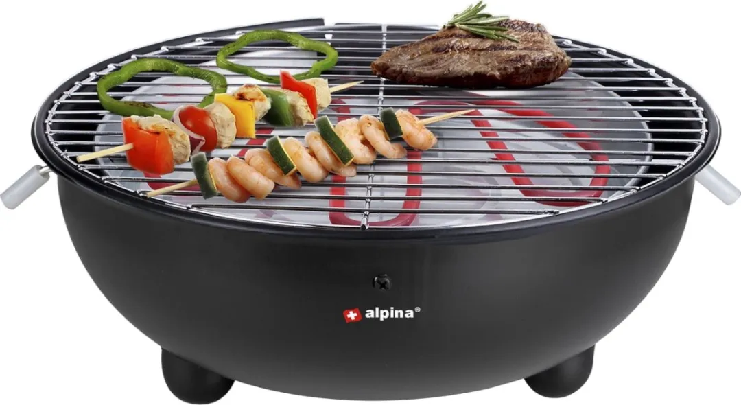 Alpina Elektrische BBQ 1250W