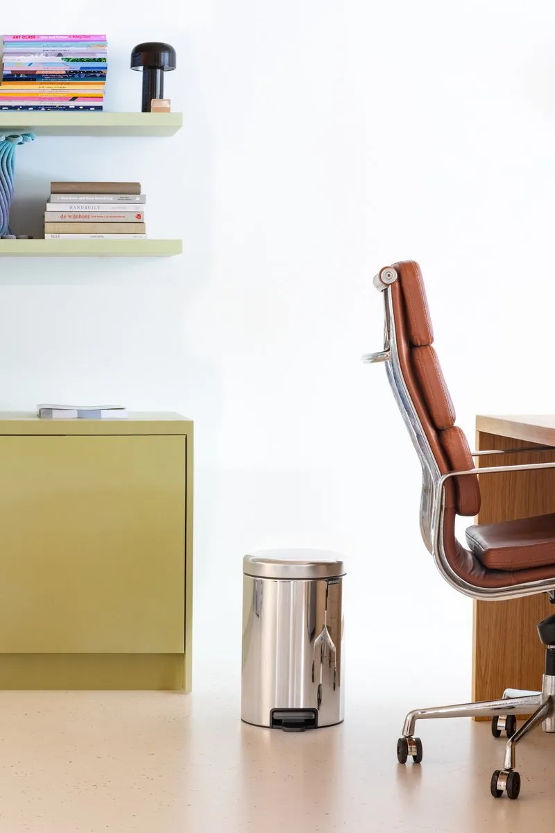 Brabantia NewIcon Prullenbak 12L - Brilliant Steel