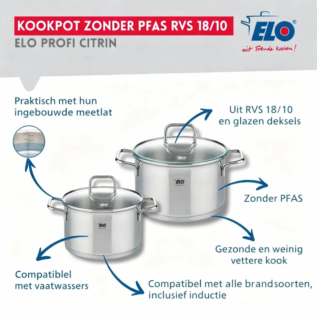 Fackelmann Elo Profi Keukengerei Set 3-delig - 32/16/26cm Roestvrij staal - afbeelding 6 van 6