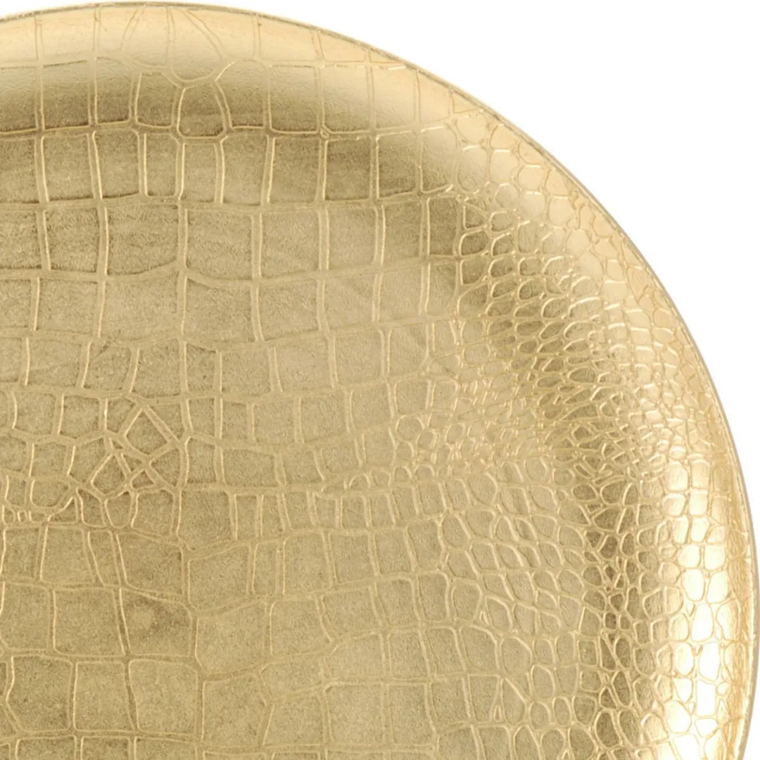 Excellent Houseware Kerstdiner Onderborden - 6 Stuks - Ø33cm - Goud