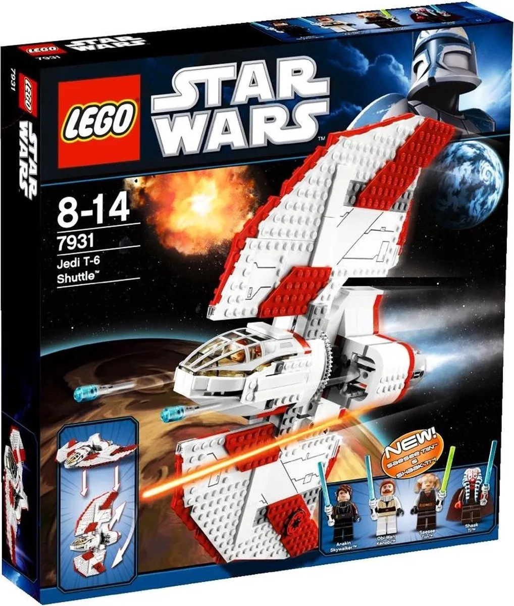LEGO Star Wars T-6 Jedi Shuttle 7931