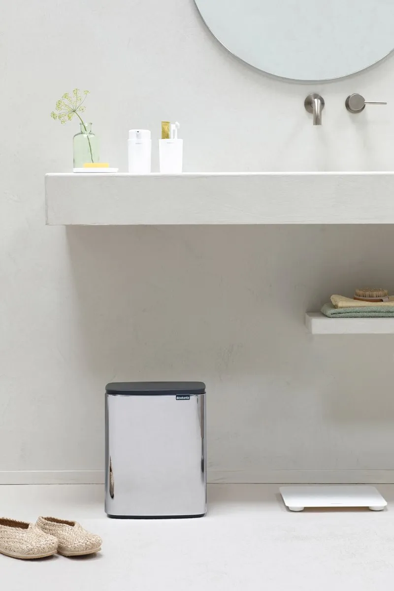 Brabantia Bo Prullenbak 12L - Brilliant Steel - afbeelding 6 van 6