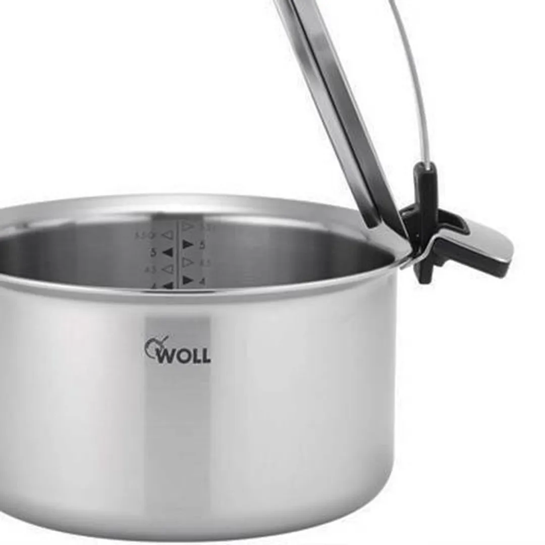 Woll Concept Pro 3-delige Pannenset - 3 Stuks - Zilver