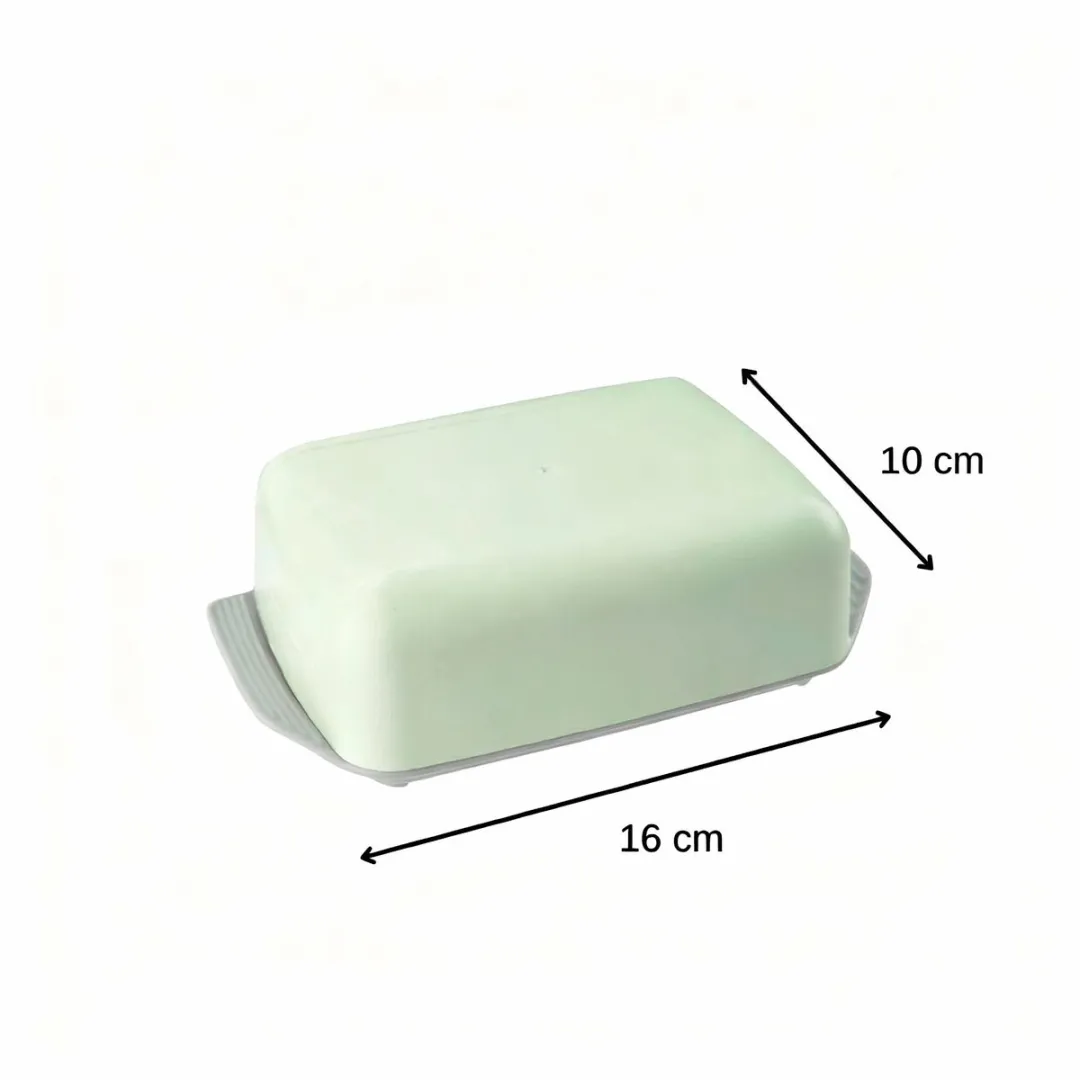 Fackelmann Boterdoos 33005 - 16x10x5cm - Grijs