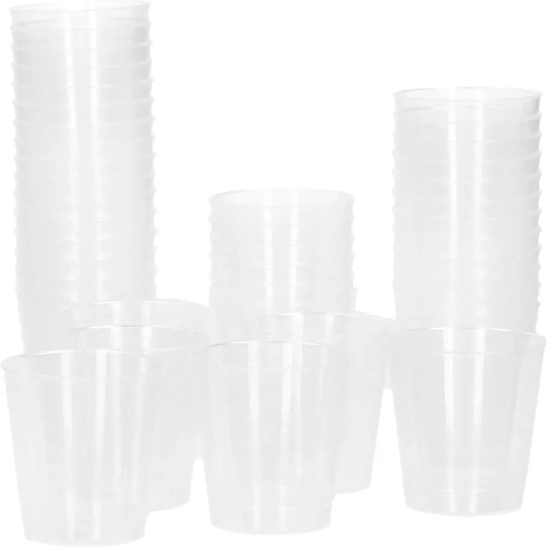 Excellent Houseware Shotglazen 100ST - 100 Stuks - 30ml - Transparant