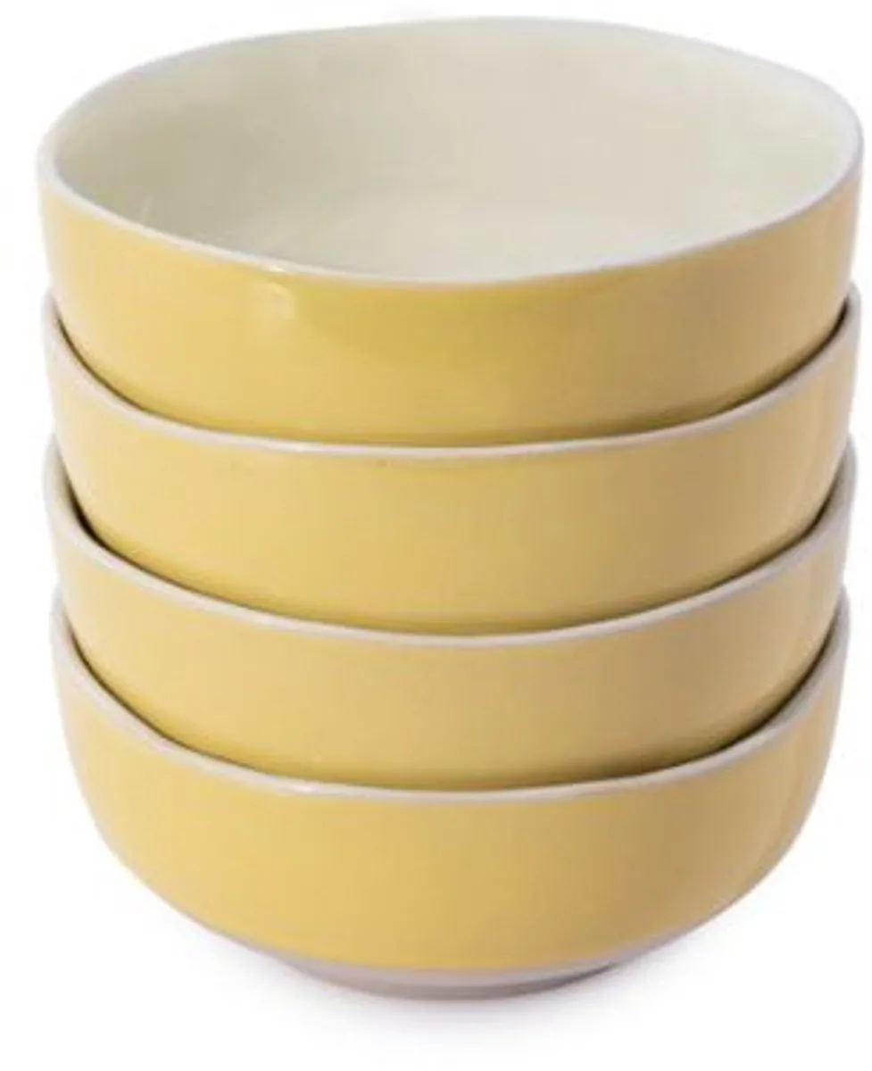 Jamie Oliver Big Love Brilliant Bowls Set - 4 Stuks Geel