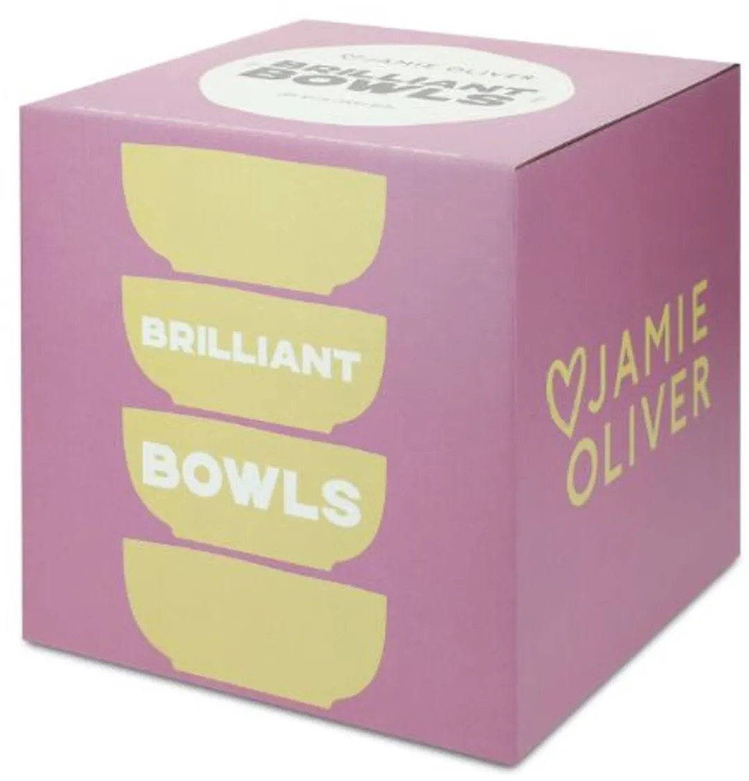 Jamie Oliver Big Love Brilliant Bowls Set - 4 Stuks Geel - afbeelding 6 van 6