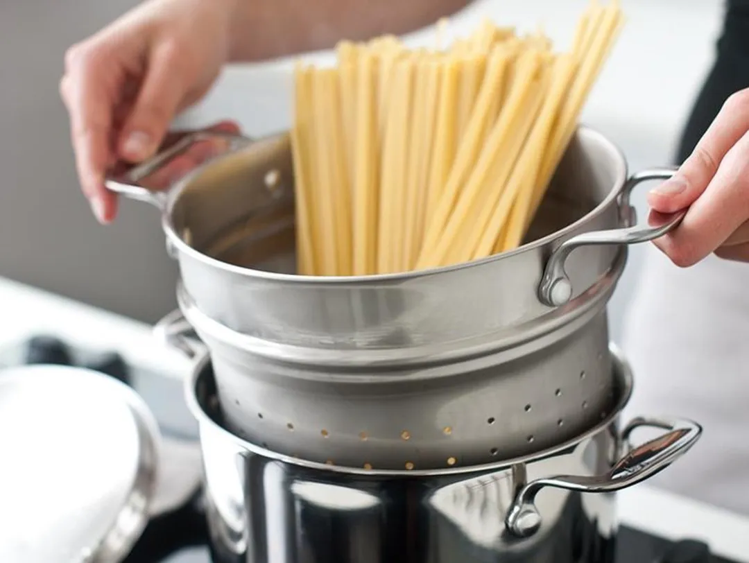 Beka Chef Pasta Fun Set - Kookpot 7.6L Ø24cm - RVS - Chroom
