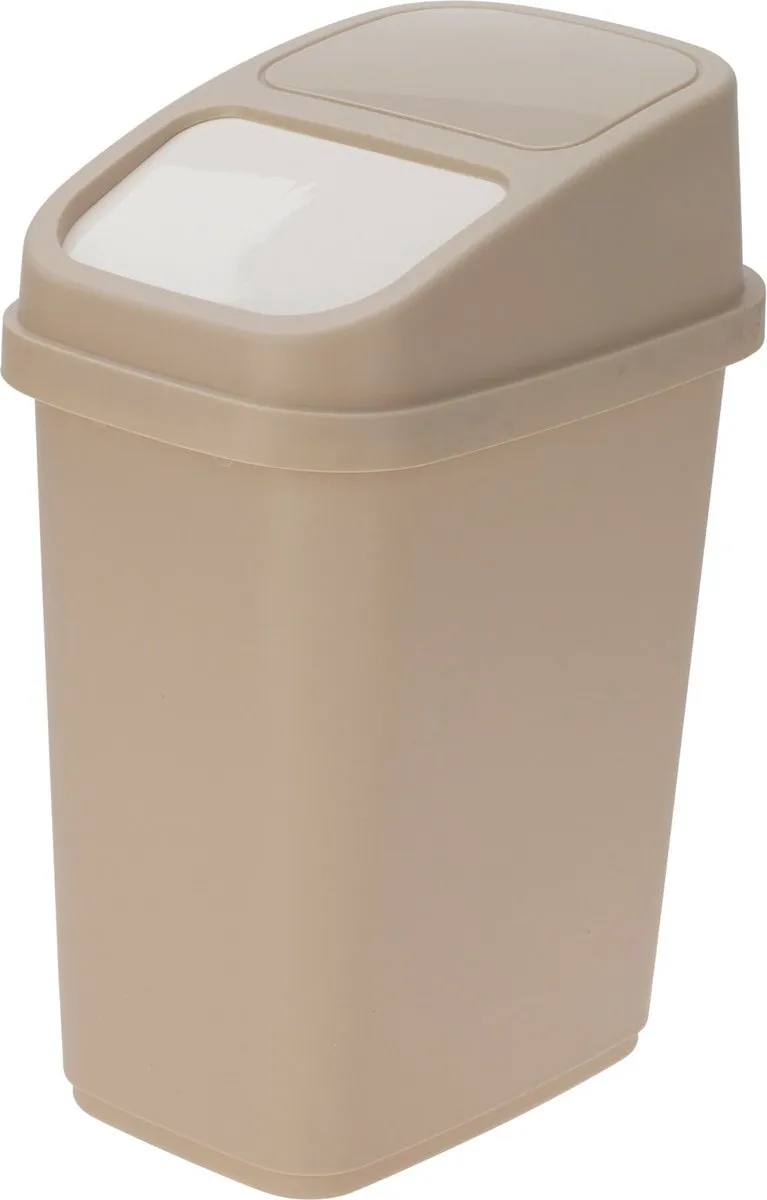 Excellent Houseware GFT Afvalbak Beige 10L