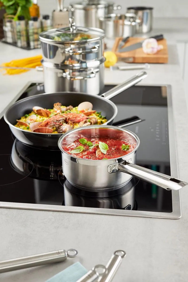 Rösle Elegance Koekenpan 24cm - Keramische anti-aanbaklaag - Zilver