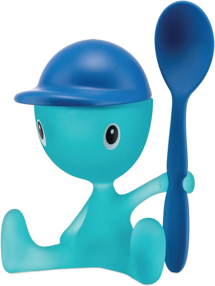 Alessi Cico Eierdopjes ASG23AZ - Blauw - afbeelding 6 van 6