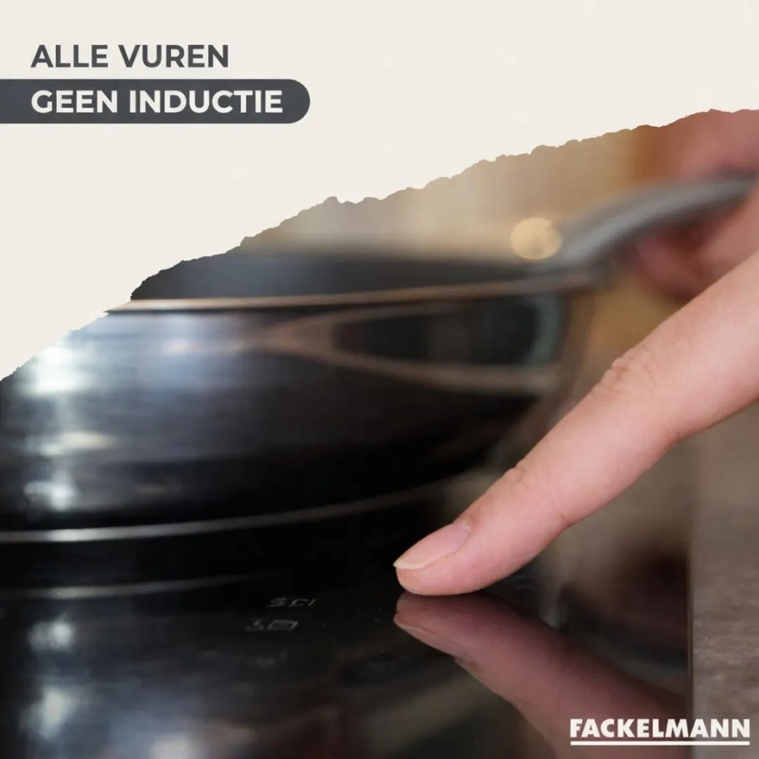 Fackelmann 9359150 Kookset - 2 Pannen & 3 Potten - 16-28cm - Roestvrij staal