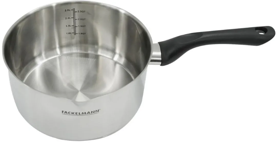 Fackelmann Steelpan 681850 - 20cm - Inductie - Zwart/Grijs