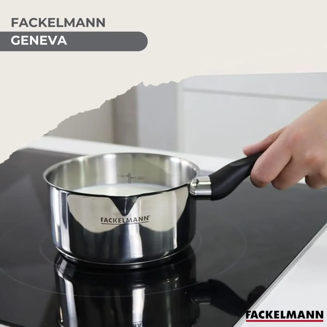 Fackelmann Steelpan 681850 - 20cm - Inductie - Zwart/Grijs