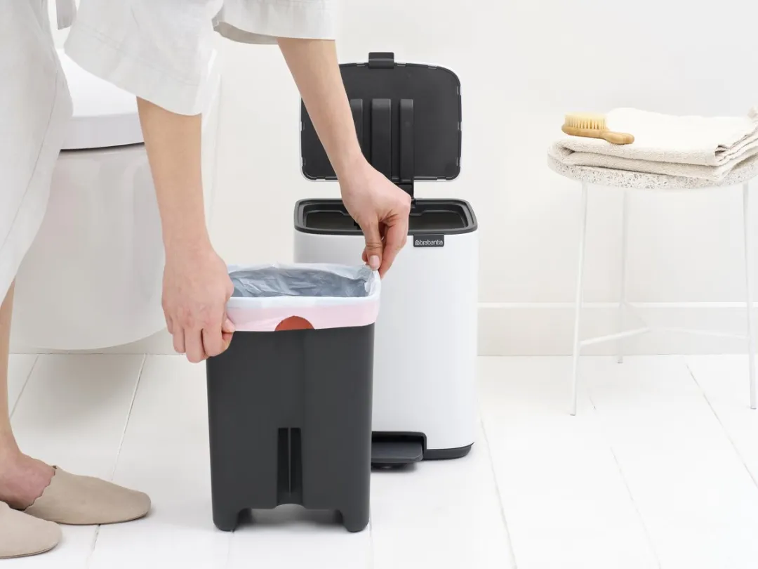 Brabantia Bo Pedaalemmer 7L - Wit