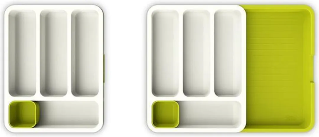 Joseph Joseph 85041 Besteklade Organizer - 6 Vakken - Wit-Groen