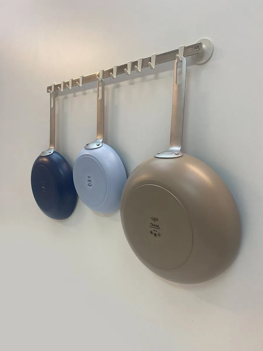 Alessi TAMA Hapjespan 28cm - Warmgrijs