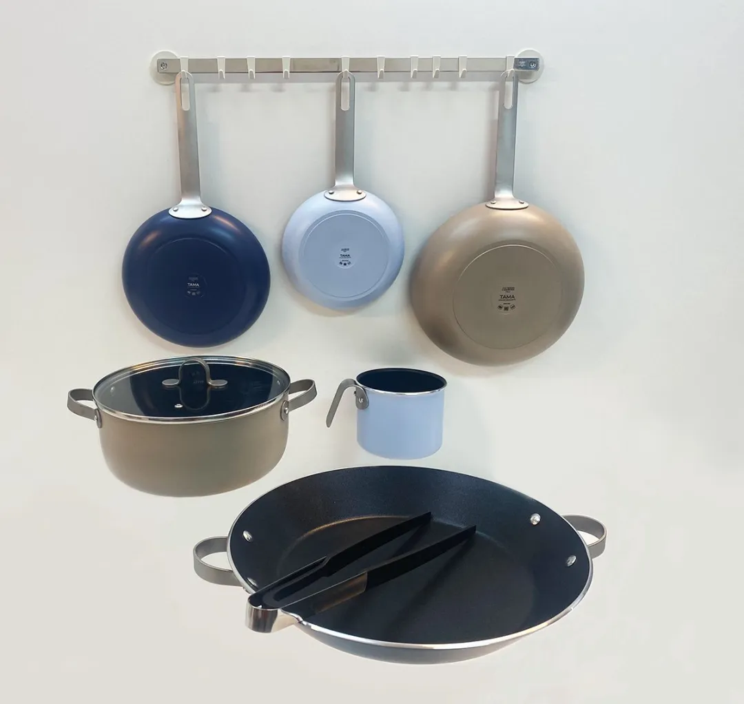 Alessi TAMA Hapjespan 28cm - Warmgrijs