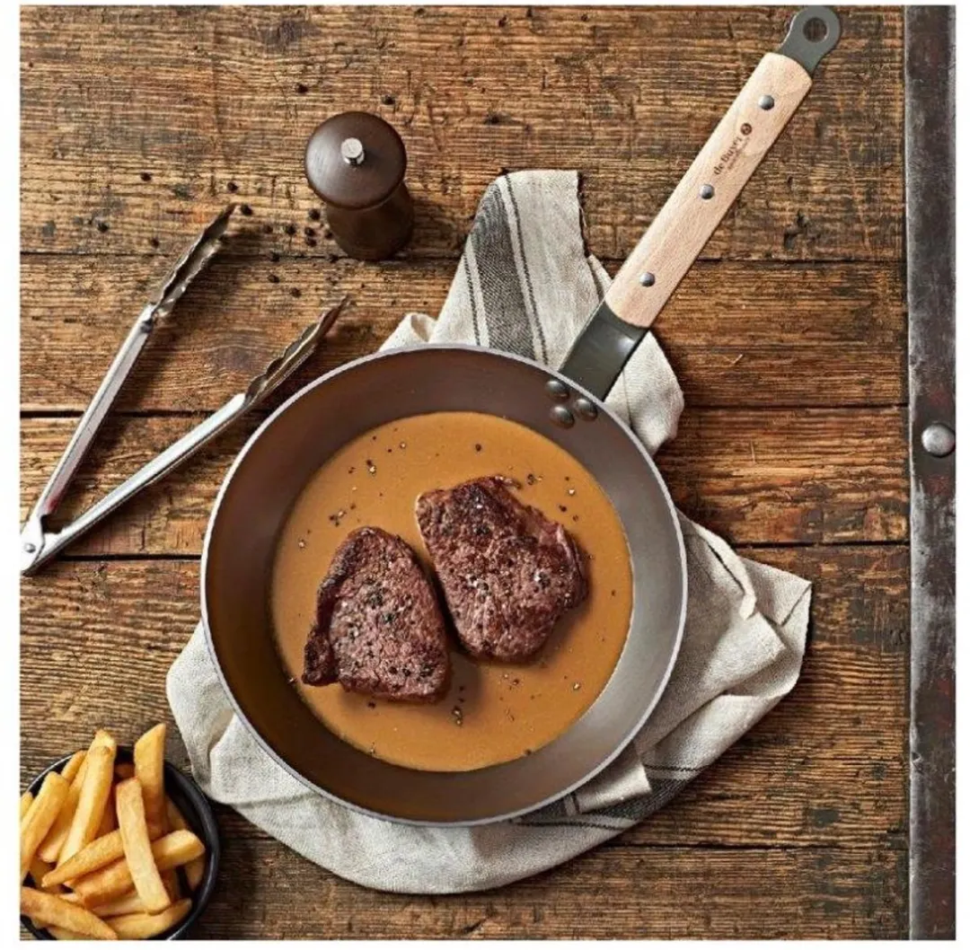 DeBuyer Mineral B Koekenpan 26cm - Zilver