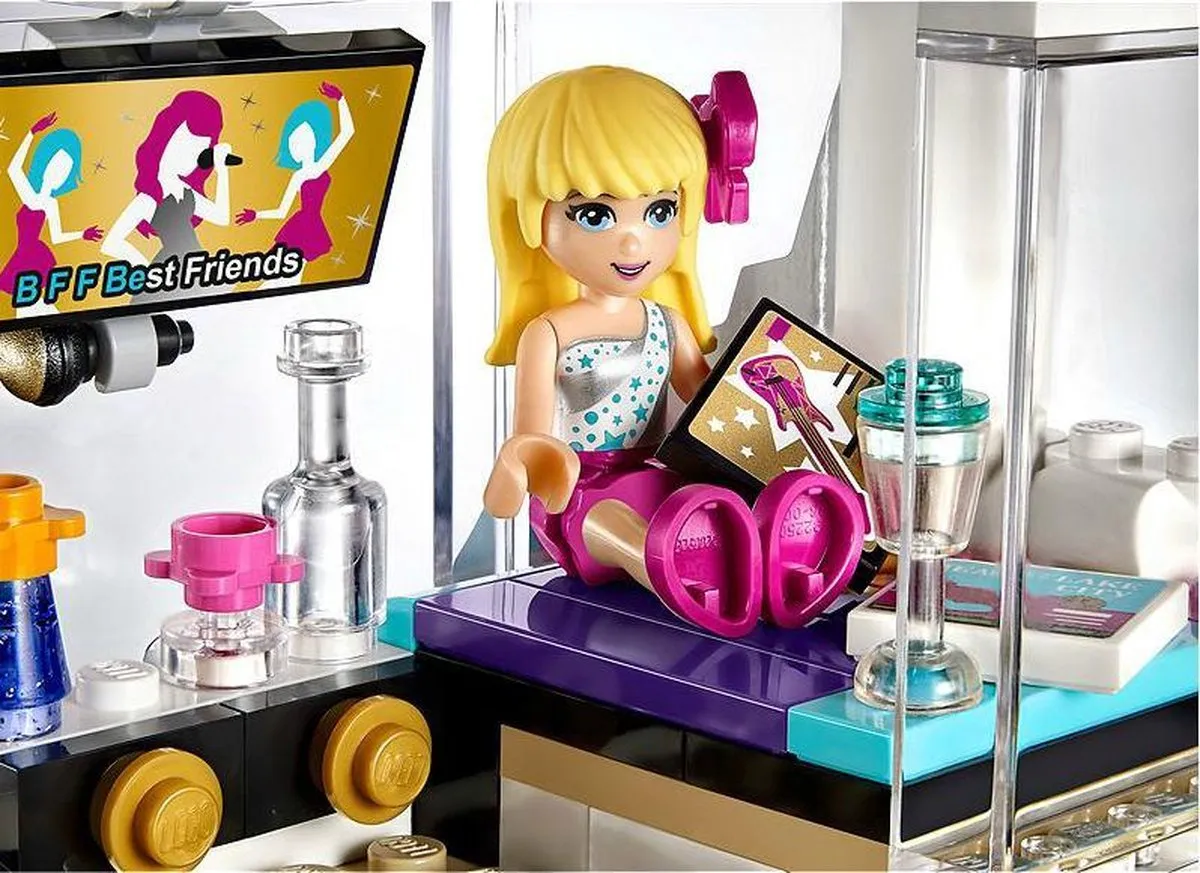 LEGO Friends Popster Toerbus 41106 - 682 Stukken - Paars - afbeelding 6 van 6