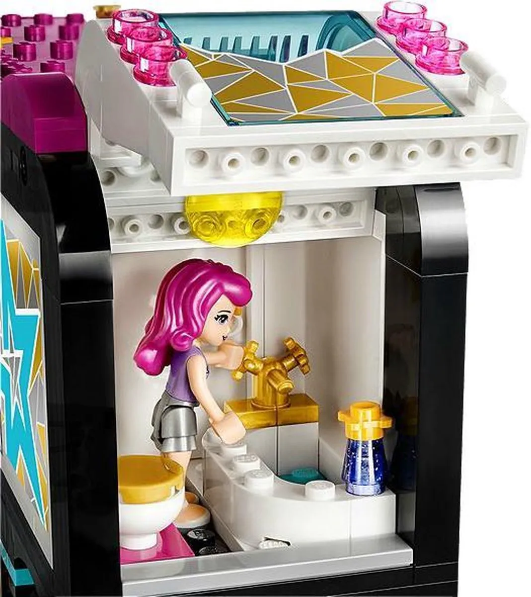LEGO Friends Popster Toerbus 41106 - 682 Stukken - Paars