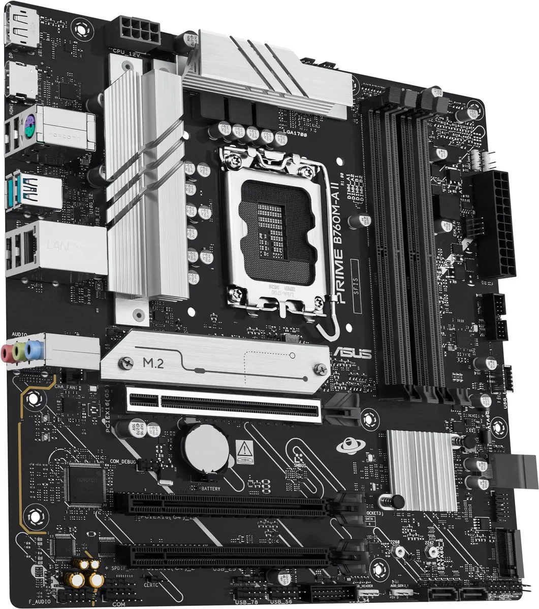 ASUS PRIME B760M-A II-CSM B760 Micro-ATX Moederbord