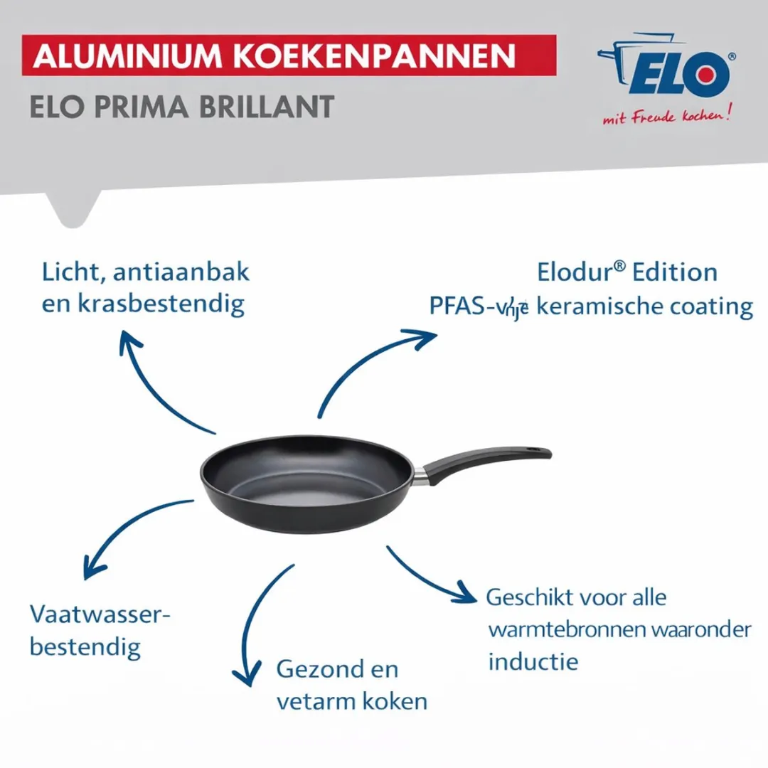 Fackelmann Elo Prima Keukengerei Set 3-delig - 24/20/12cm Roestvrij staal
