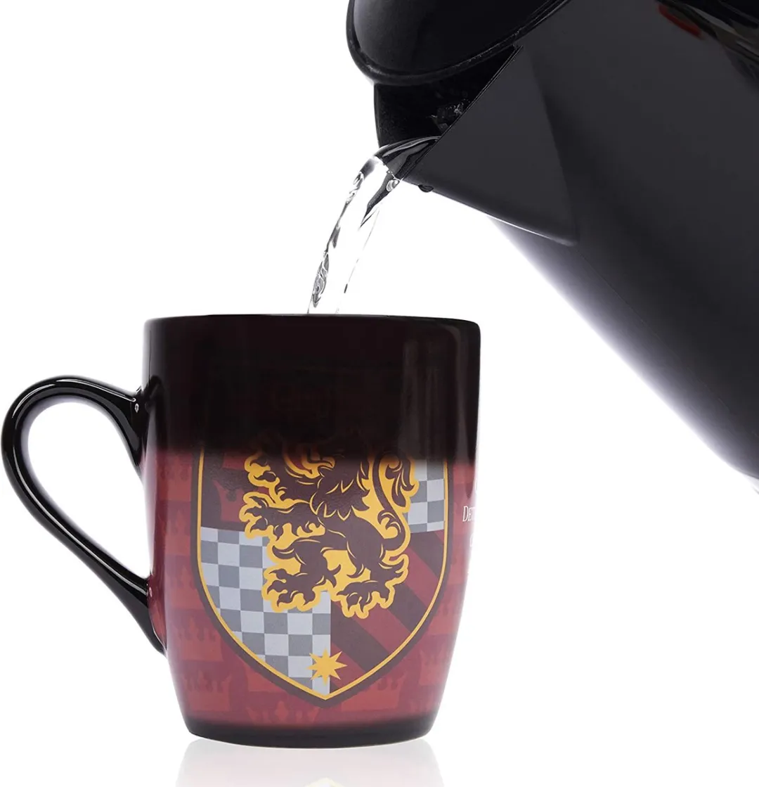 Harry Potter Luxe Mokkenset Ivory Stripe - 300ml - Magnetronbestendig