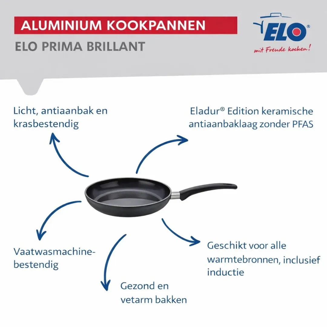 Fackelmann Elo 9746150 Keukengerei Set - 7-delig Inductie - Zwart