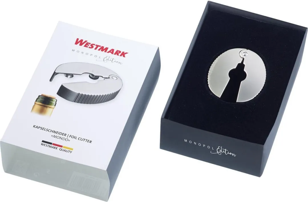 Westmark Folieopener voor Fles - Zilver